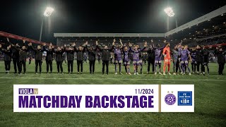 Matchday Backstage Austria Wien  Blau Weiss Linz 21 112024 ViolaTV faklive [upl. by Montagu]