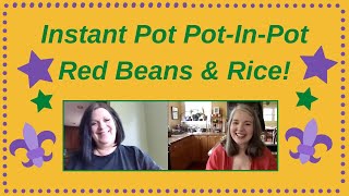 Instant Pot Pot In Pot Vegan Red Beans amp Rice [upl. by Anelaf377]