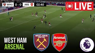 🔴 LIVE  West Ham United vs Arsenal  Premier League 202425  Live match today [upl. by Ahsac]