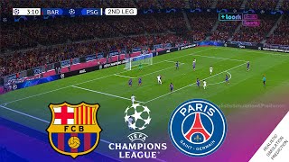 FC BARCELONA vs PSG  PARIS SAINT GERMAIN Champions League 2324 • Simulation amp Prediction [upl. by Nere]