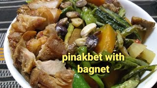 Pinakbet with BagnetPinaknetIlocano Pinakbet [upl. by Nnasus]