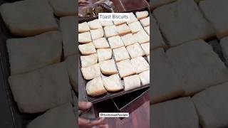 Toast Biscuits🍪 Making in Factory shorts ytshorts youtubeshorts biscuit toast bread explore [upl. by Kurtz]