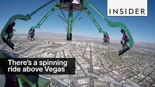 Spinning Ride 900 Feet Above The Vegas Strip [upl. by Anned]