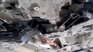 SKODA FABIA 10 HOW TO CHANGE OIL PAN [upl. by Nido198]