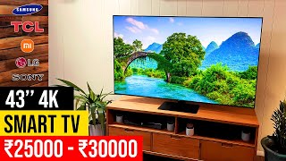 Top 5 Best 43 inch 4K Smart TV in 2024 ⚡ Best Premium 43quot 4k Android Smart TV in India For 2024 ⚡ [upl. by Ellemaj457]