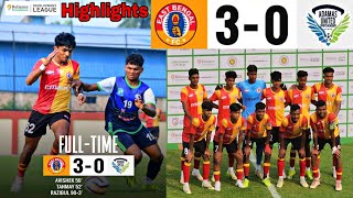 RFDL💥East Bengal FC vs Adamas United🔥Full Match Highlights All Goal 3  0 ❤️💛 [upl. by Mesics]