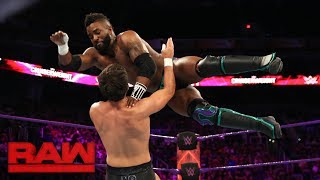 Cedric Alexander vs Noam Dar Raw July 3 2017 [upl. by Ylrae]