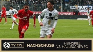 TV Elv  Nachschuss  SV Elversberg vs Hallescher FC  11 [upl. by Okramed]