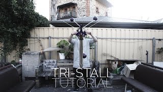 Timmehtek  3 Poi TriStall Tutorial  Tech poi [upl. by Aksoyn]