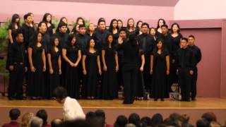 Maui High School Chamber Choir  Alleluia  Hyowon Woo [upl. by Azyl674]