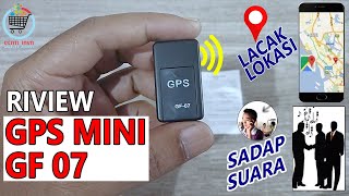 Tutorial Lengkap dan Review GPS Mini GF07 GPS Mini Multifungsi untuk Lacak Lokasi dan Sadap Suara [upl. by Groark]