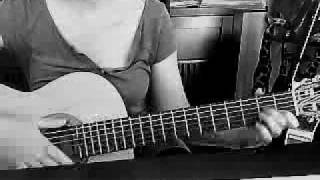 A Fine Frenzy Almost lover tutorial how to play wie spielt man gitarre deutsch [upl. by Neils]