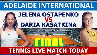 Jelena Ostapenko vs Daria Kasatkina  Adelaide Final 2024  wta [upl. by Einahpts515]