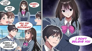 Manga Dub I rejected her because I thought it was just a prank but RomCom [upl. by Holey27]