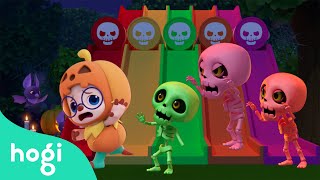 Chumbala Cachumbala Dance  More Colors Skeletons｜Hogi Halloween 🎃｜Halloween Songs for Kids [upl. by Adnorhs]