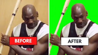 Michael Jordan Last Dance Green Screen Video Template [upl. by Idhem822]