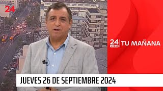 El tiempo con Iván Torres jueves 26 de septiembre 2024 [upl. by Goodden]