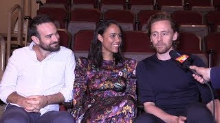 Tom Hiddleston Zawe Ashton Chalie Cox  Interview  Betrayal on Broadway  Harold Pinter [upl. by Nette]