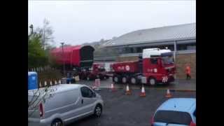 LNER A4 4489 Dominion of Canada leaving NRM Shildon 010514 [upl. by Olim397]