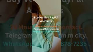 Buy Verified PayPal Accounts [upl. by Arbas]