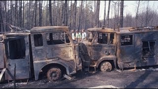 Groźny Pożar Lasu w Kuźni Raciborskiej  26081992 [upl. by Alol]