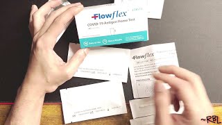 Flowflex COVID  19 Antigen Home Test kit Quick Out of the Box Review [upl. by Assilaj]