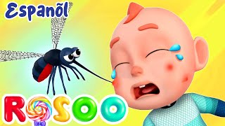 🦟Mosquitos ¡Vete  ¡Hora del baño  Boo Boo Song  Canciones Infantiles  Rosoo en Español [upl. by Bartolomeo]