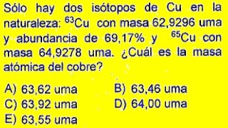 UNIDADES QUIMICAS DE MASA EJERCICIO RESUELTO [upl. by Yenar765]