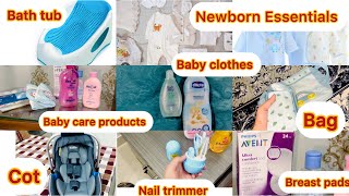 Babies Must Haves Items  Newborn Essential Things [upl. by Akinimod]