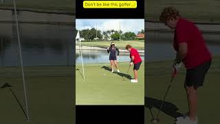 Dont Make THIS Mistake  Golf Etiquette on the Green shorts golftips [upl. by Ditmore531]