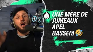 UNE MÈRE DE JUMEAUX APEL BASSEM 🤣 bassem bassembraiki radiohlib funny reels [upl. by Ahseneuq7]