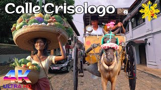 4K Vigan City Ilocos Sur The Best Preserved Heritage Town in the Philippines  4K Walking Tour [upl. by Olimreh]