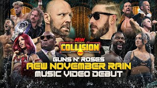 AEW Full Gear November Rain Music Video  111624 AEW Collision [upl. by Nee]