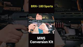 Airsoft BRN180 Sports  MWS Conversion Kit [upl. by Yerffeg]