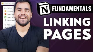 Notion Fundamentals Page Links Backlinks and SubPages [upl. by Wenonah329]