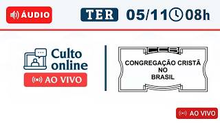 CULTO ONLINE  03112024  PALAVRA FILIPENSES 4  CCB Santo Culto a Deus [upl. by Pearlman]