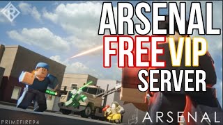 FREE Arsenal VIP Server SEPTEMBER 2024  ROBLOX [upl. by Emalia]