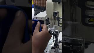 Sensor Type Thread Trimmer Flat Lock Machine machine amida automobile garmentfactory [upl. by Justina]