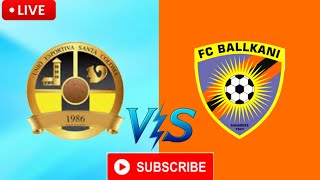 UEFA Champions League Live 2024  UE Santa Coloma vs FC Ballkani [upl. by Aihsekel]