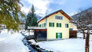 Winter Wonderland in Klosters a beautiful village in the Swiss Alps ❄️ Switzerland 4K 🇨🇭 [upl. by Kutzer]