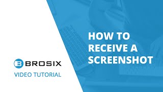 How to Receive a Screenshot  Brosix Video Tutorial [upl. by Eppillihp]