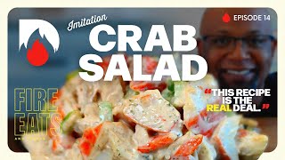 How to Make Imitation CRAB SALAD Easy SEAFOOD salad recipe [upl. by Emse]