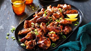 Sticky Hoisin and Garlic Chicken Wings [upl. by Soloman]