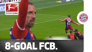 Bayern’s Goal Frenzy  80 Thumping of Hamburg [upl. by Ettegdirb23]