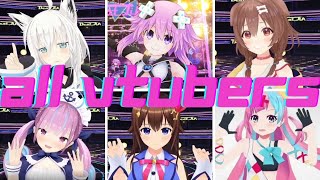 Neptunia Virtual Stars  All VtuberHololive Idols Cameos [upl. by Doralyn662]