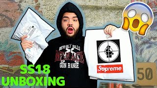 SUPREME SS18 PUBLIC ENEMY UNBOXING  MORE WEEK 4 PICKUP [upl. by Pegma]