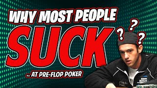 How to Play Preflop Poker Properly in No Limit Holdem [upl. by Mafalda]