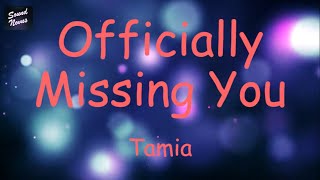 Tamia  Officially Missing You Lyrics [upl. by Cos287]