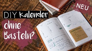 DIY Kalender ohne Basteln Fertiger KreativgefühlKalender bei X17 [upl. by Aerbma]