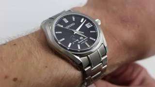 Seiko Grand Seiko Spring Drive Limited Edition SBGA127 Luxury Watch Review [upl. by Home]